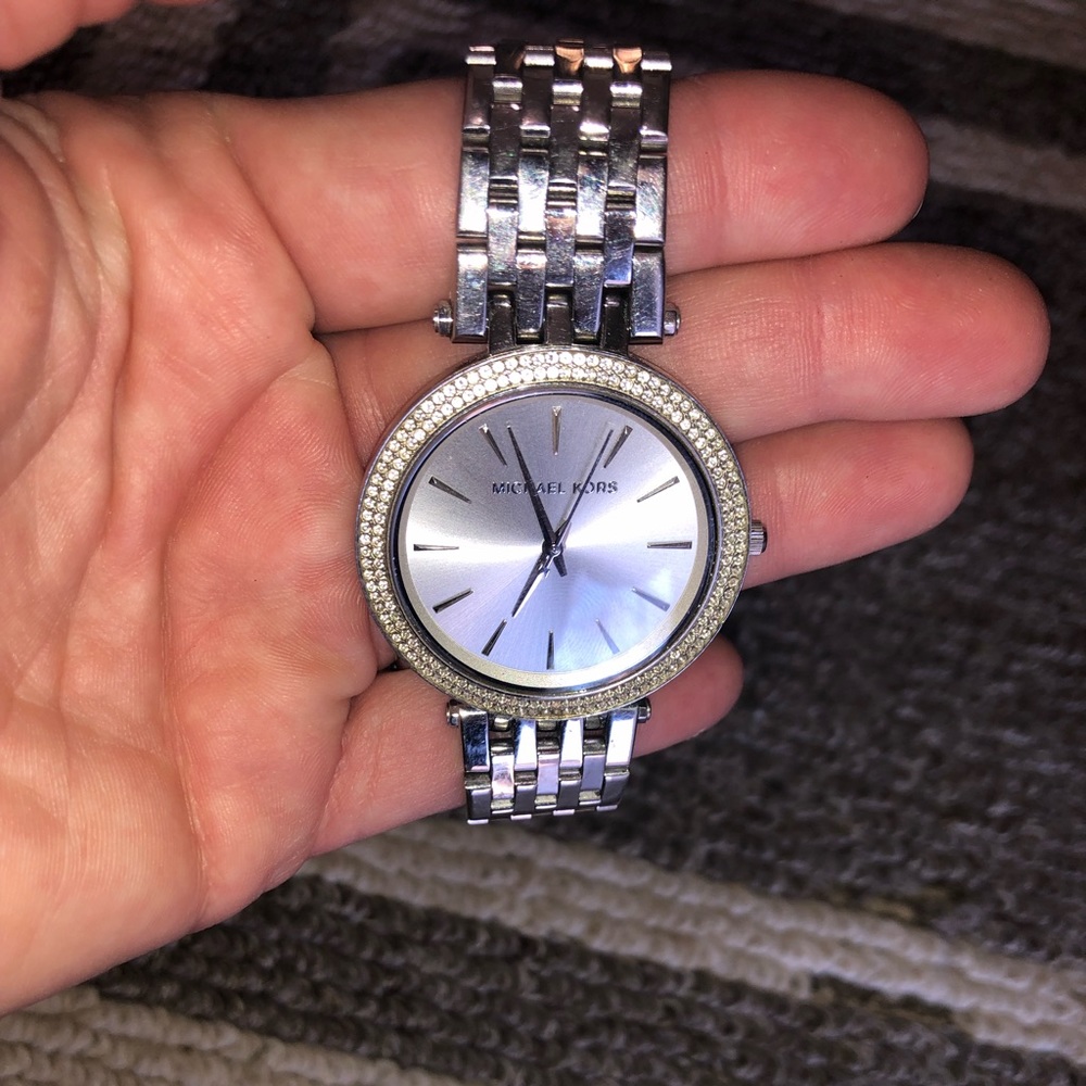 MK stainless steel watch great used condition!
